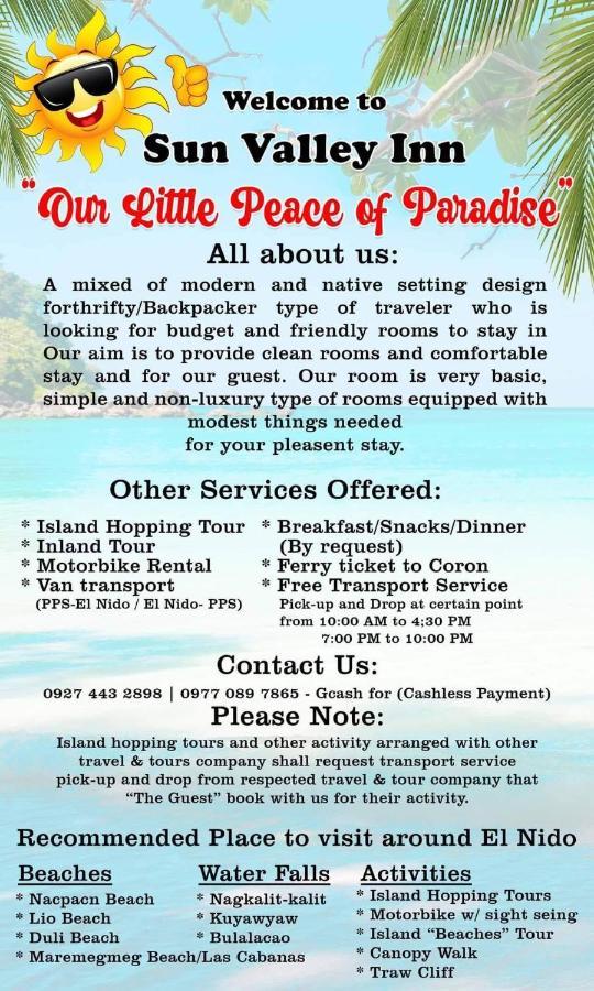 Backpackers Inn Gardenview Inn Эль-Нидо Экстерьер фото
